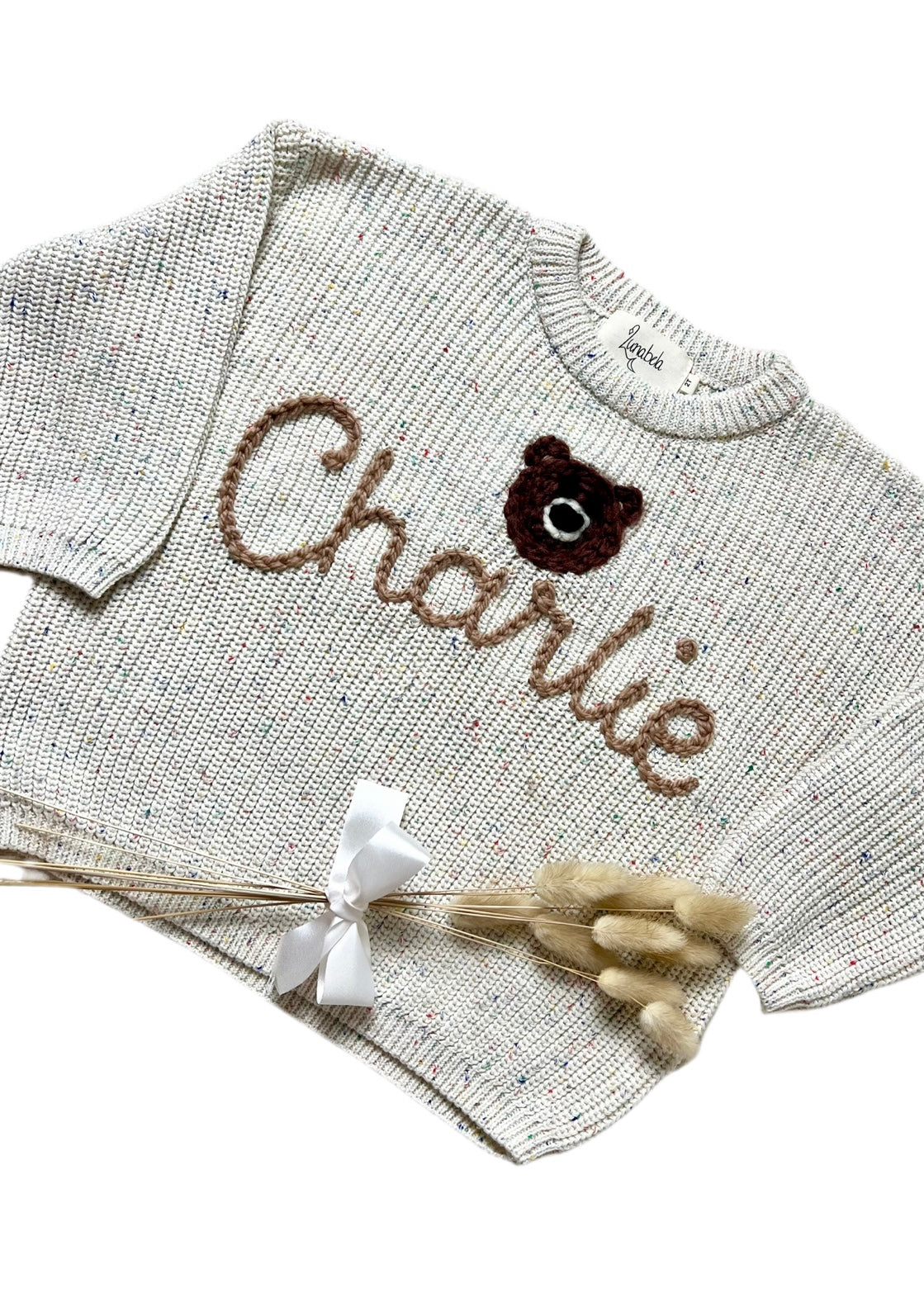 Confetti Personalized Oversized Knit Sweater