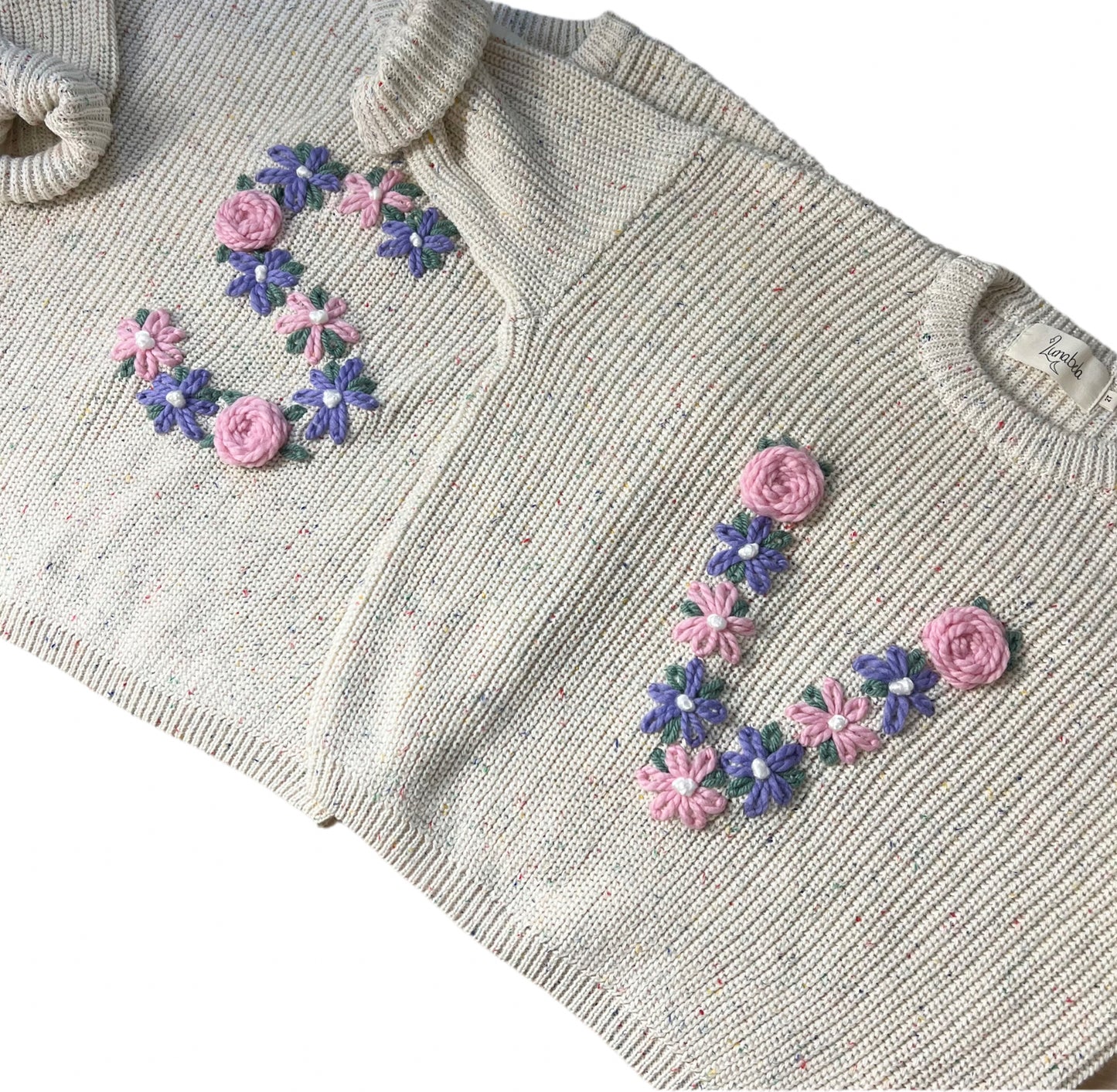 Confetti Personalized Oversized Knit Sweater