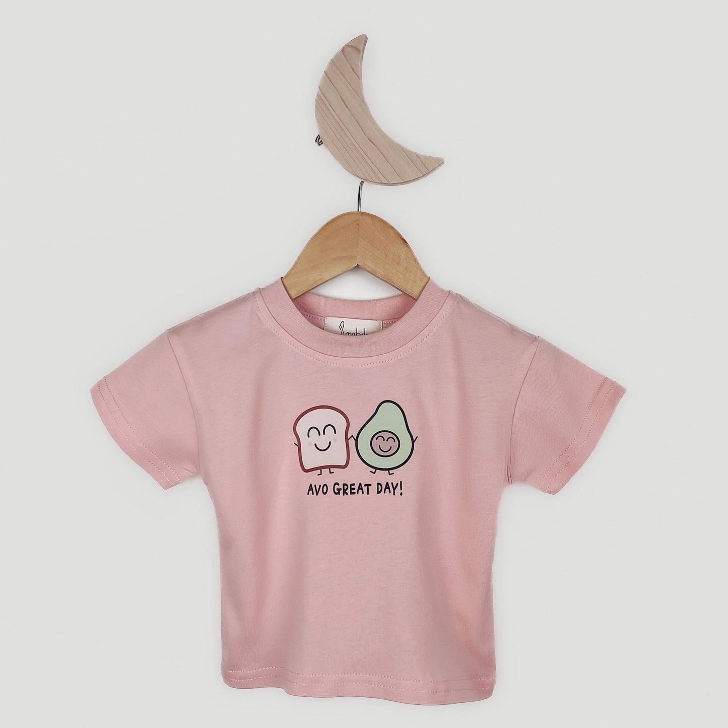 Avo Great Day Tee-Pink/Grey