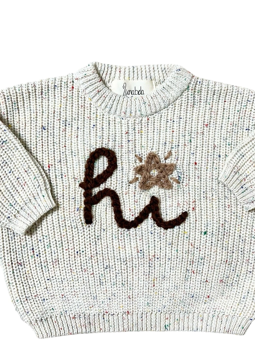 Confetti Personalized Oversized Knit Sweater