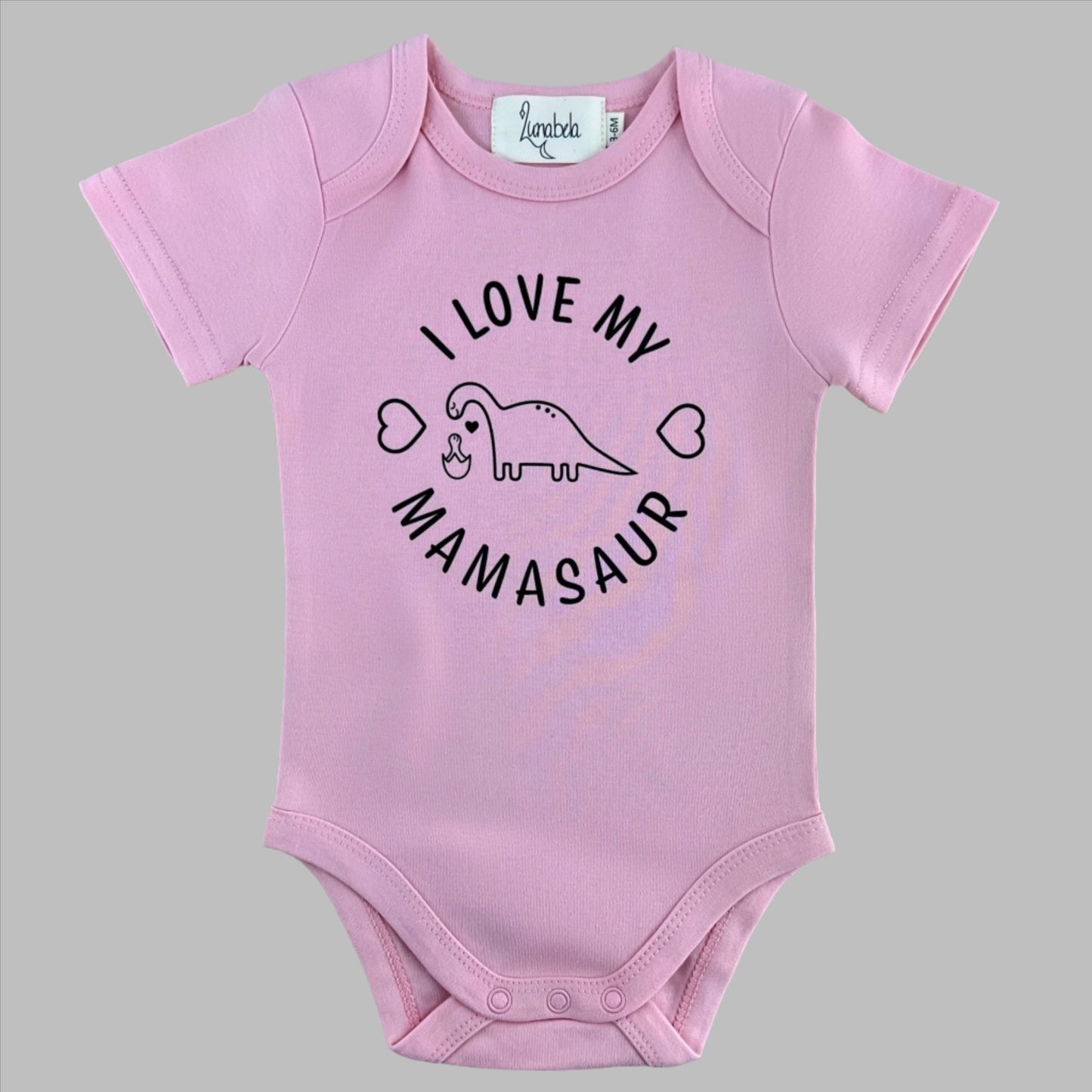 I ♥ My Mamasaur Bodysuit - Lunabela