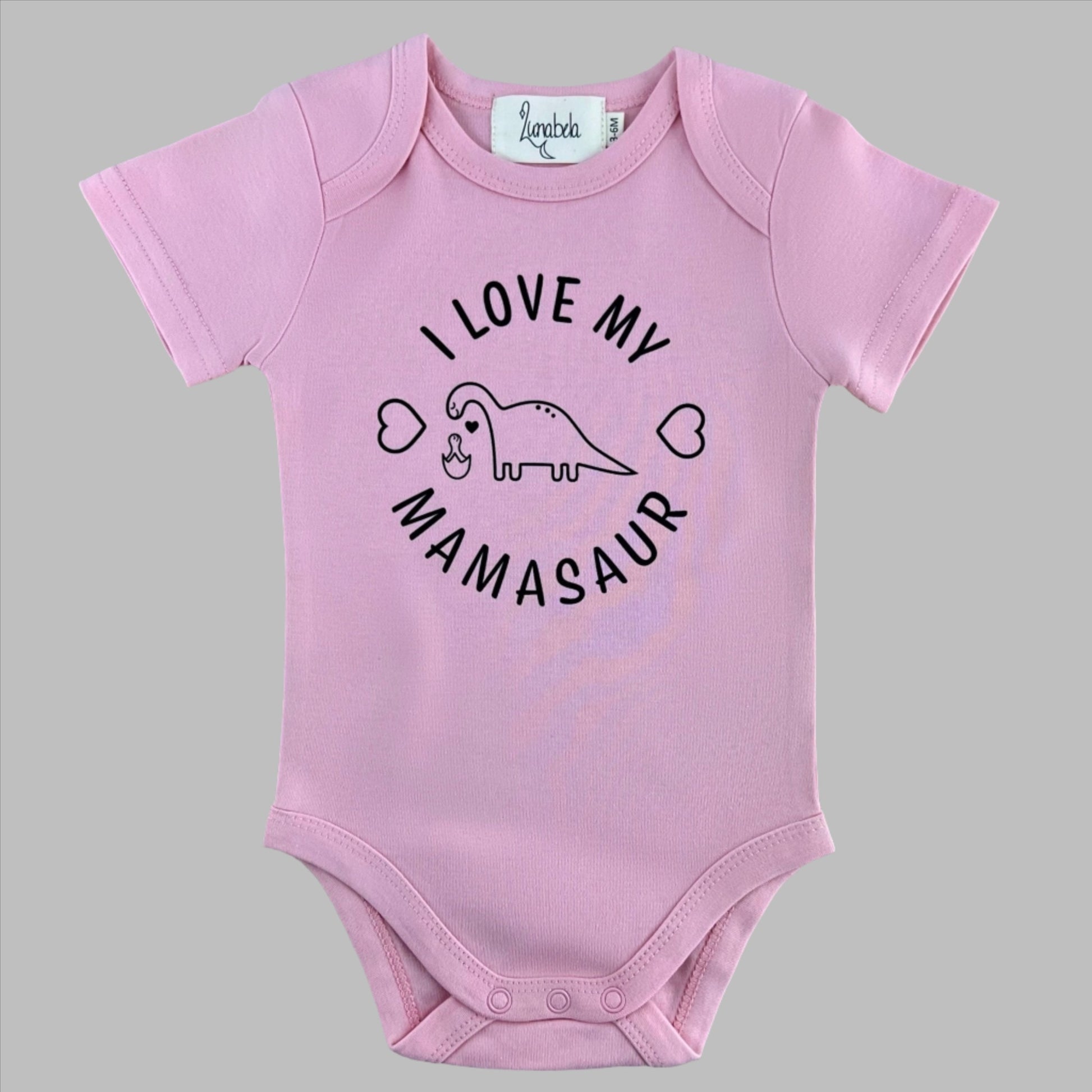 I ♥ My Mamasaur Bodysuit - Lunabela