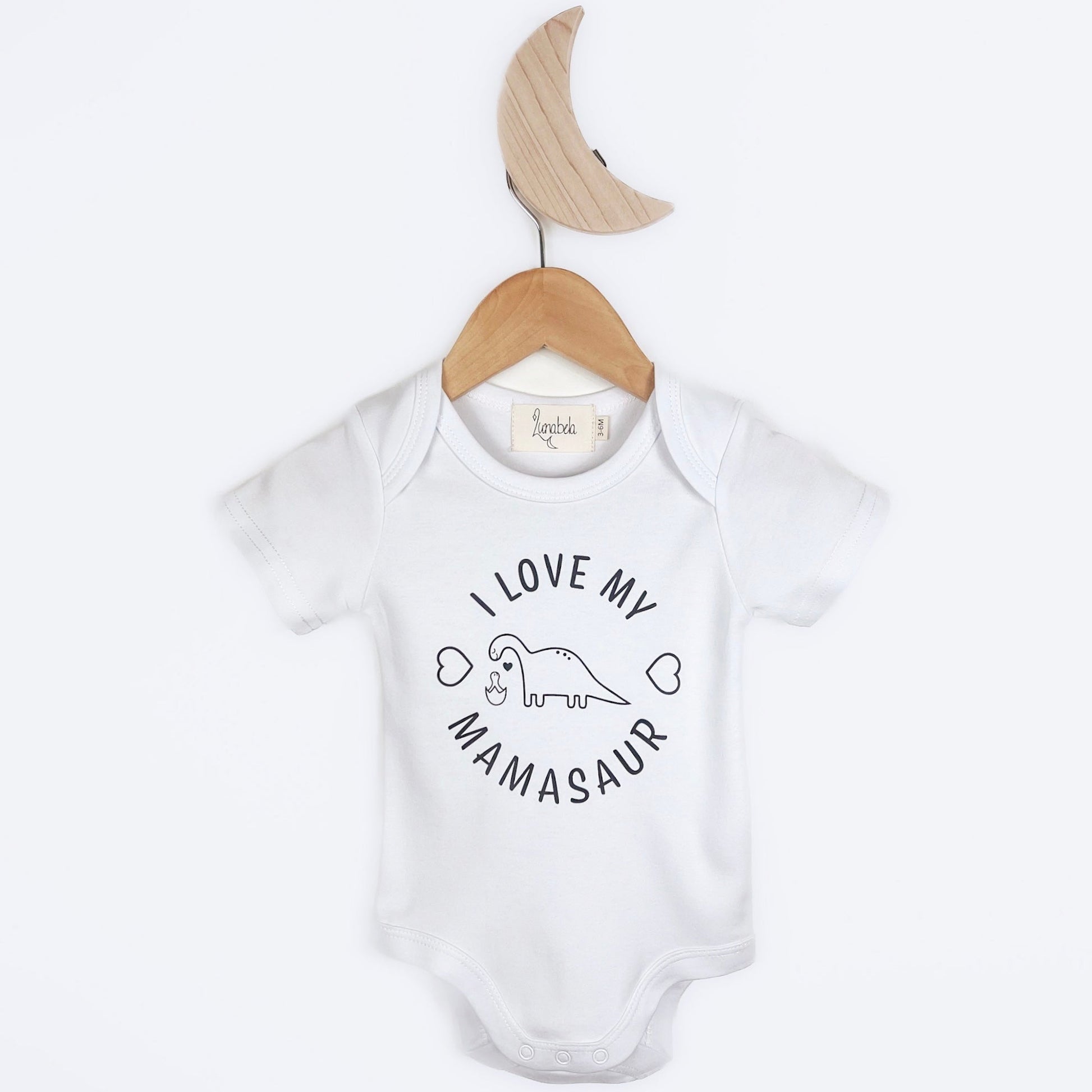 I ♥ My Mamasaur Bodysuit - Lunabela